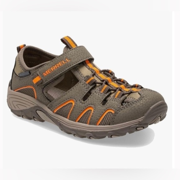 Merrell Other - Merrell Kids Hydro H20 Hiker Outdoor  Sports Sandal Gunsmoke Orange Size 13M
